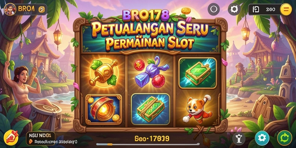 Tampilan permainan Slot yang menarik dan penuh warna di BRO178.