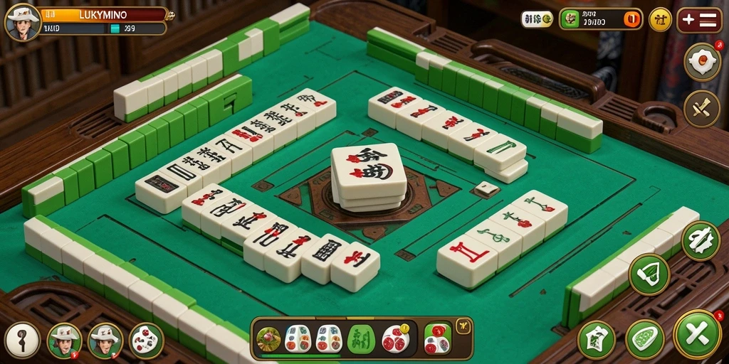 Gameplay LUCKYMINO yang seru dan penuh tantangan.