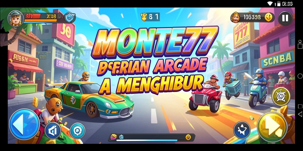 Tampilan gameplay MONTE77 yang seru dan penuh aksi.