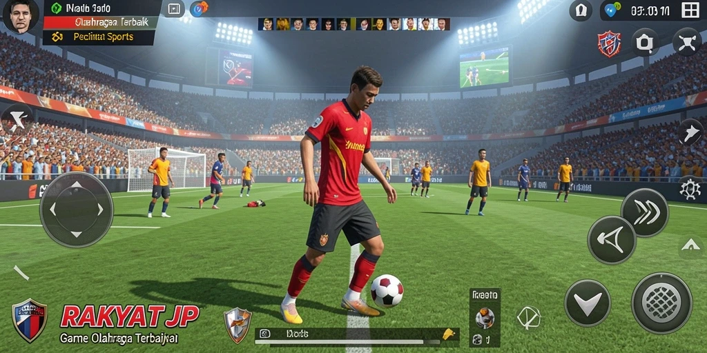 Tampilan gameplay RAKYATJP yang penuh aksi dan seru.