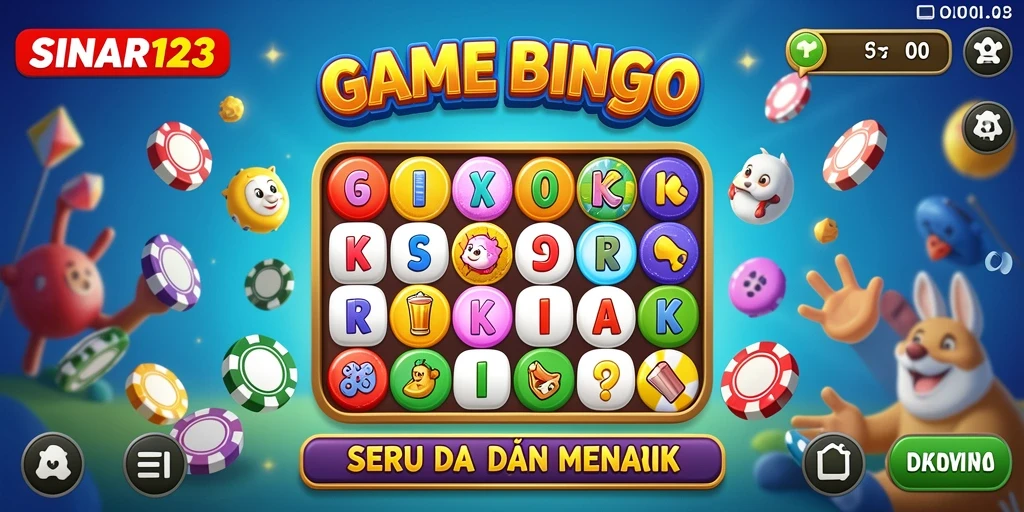 Tampilan gameplay menarik dari SINAR123 yang menyajikan Bingo seru.