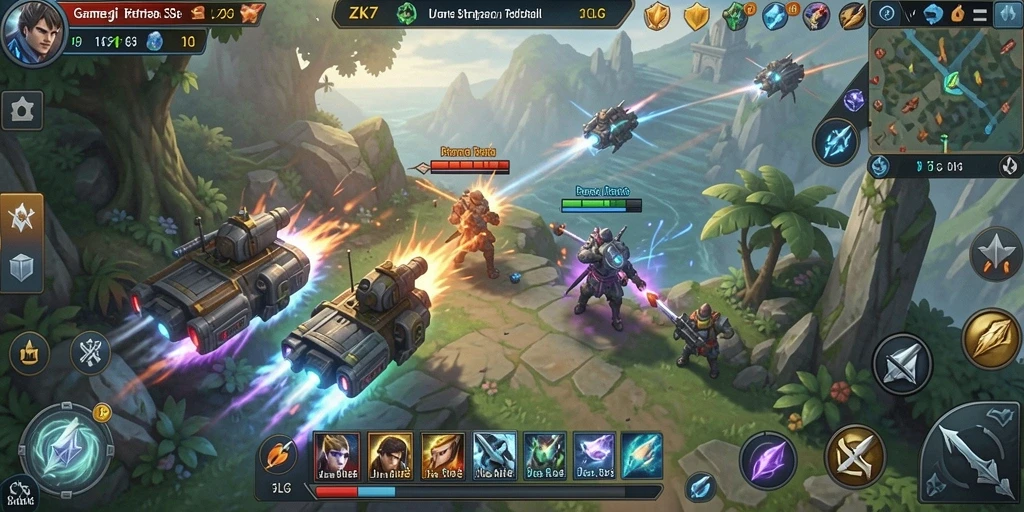 Tampilan gameplay <strong>ZK7</strong> yang menarik dan mendebarkan.