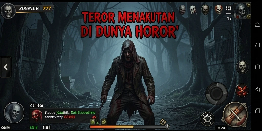Screenshot gameplay horor menegangkan di ZONAWIN777.